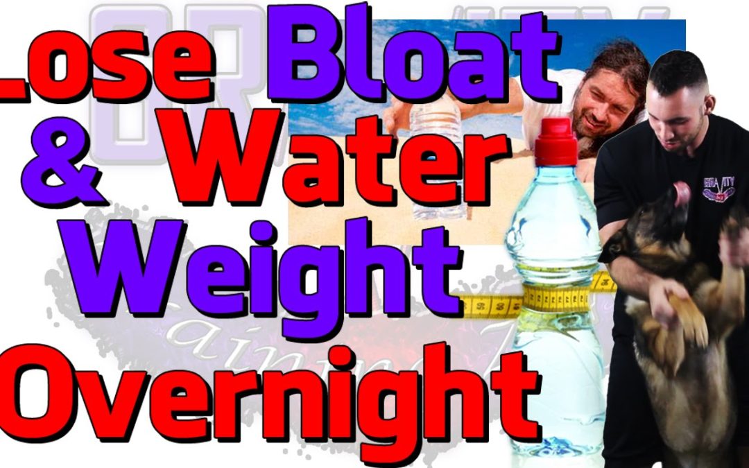 How Do You Lose Water Weight Overnight?